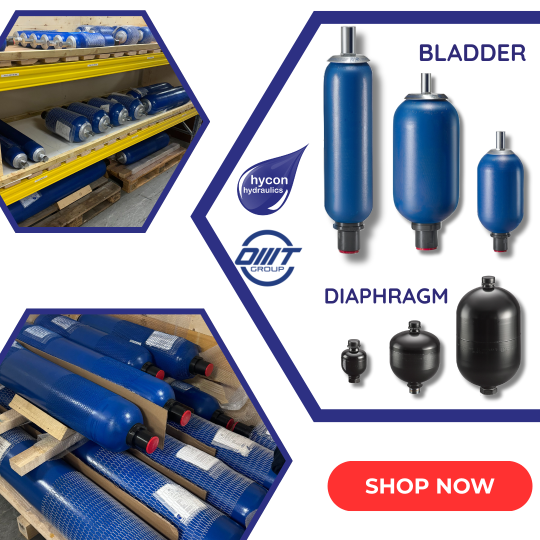 Hycon Stock OMT Bladder & Diaphragm Accumulators