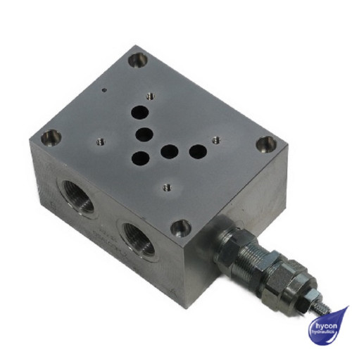 Single Station Subplates with Pressure Relief Valve