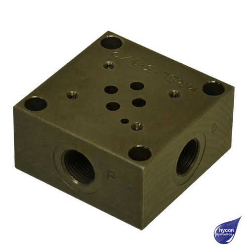Single Subplates without Relief Valves