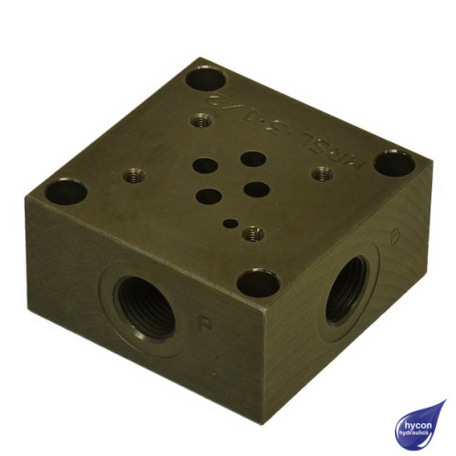 Single Station Subplates without Relief Valves