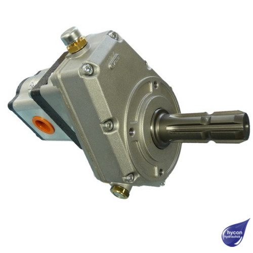 PICTURE OF PTO GEARBOX WITH HYDRAULIC PUMP FITTED