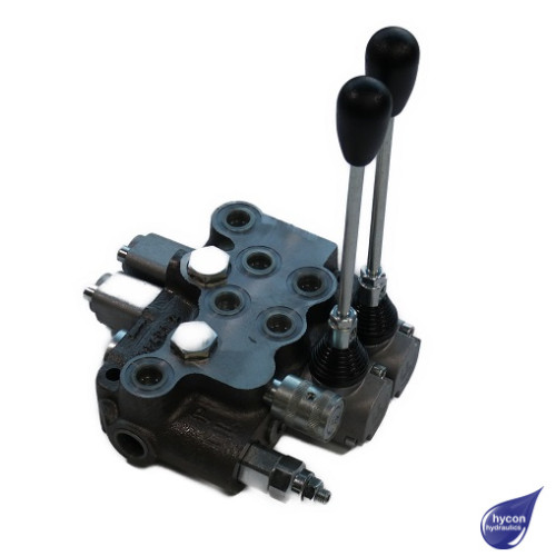 PICTURE OF BF401 2 LEVER VALVE WITH BUILT IN FLOW CONTROL