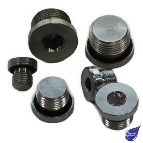 PICTURE OF HYCON BSP CAPTIVE SEAL BLANKING PLUG