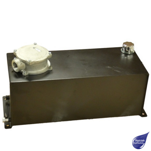 STEEL OIL TANK BASE MOUNT 55 LITRE MAX RETURN FLOW 214 L/MIN