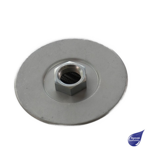 MINI SUCTION STRAINER 14 L/MIN 3/8" BSP 90 MICRON 80 MM DIA