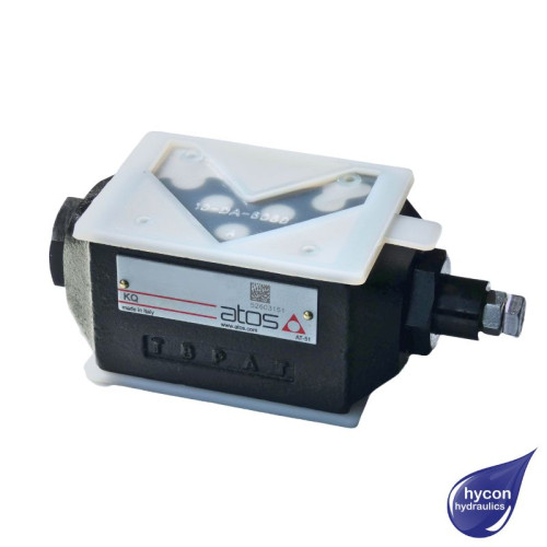 Atos NG10 Flow Control On Port A Meter Out Graduated Knob