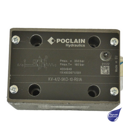 CETOP 5 MANUAL LEVER VALVE R51A SPRING RETURN