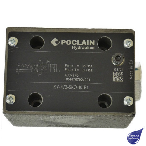 CETOP 5 MANUAL LEVER VALVE R1 SPRING RETURN