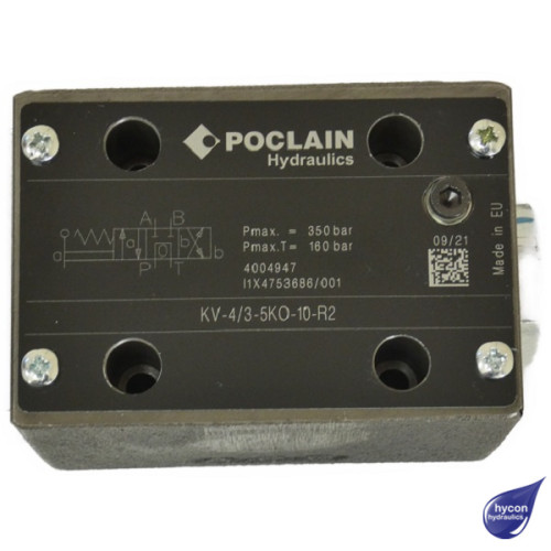 CETOP 5 MANUAL LEVER VALVE R2 SPRING RETURN