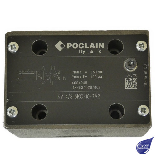 CETOP 5 MANUAL LEVER VALVE RA2 DETENTED