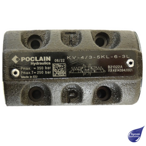 KV-4/3-5KL-6-3L-48DC CETOP 3 VALVE 75 L/MIN 48 VOLT DC