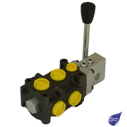6 PORT MANUAL DIVERTER 1/2" BSP 60 L/MIN SPRING RETURN 160 BAR (350 BAR DRAIN CONNECTED)