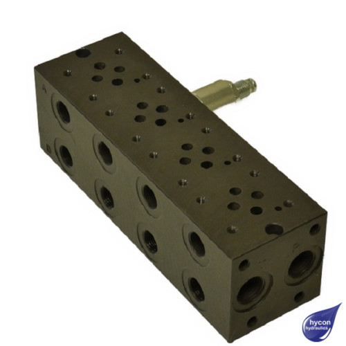 PICTURE OF MECABOR CETOP 3 MANIFOLD WITH RELIEF VALVE