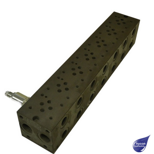 PICTURE OF MECABOR CETOP 3 MANIFOLD WITH RELIEF VALVE