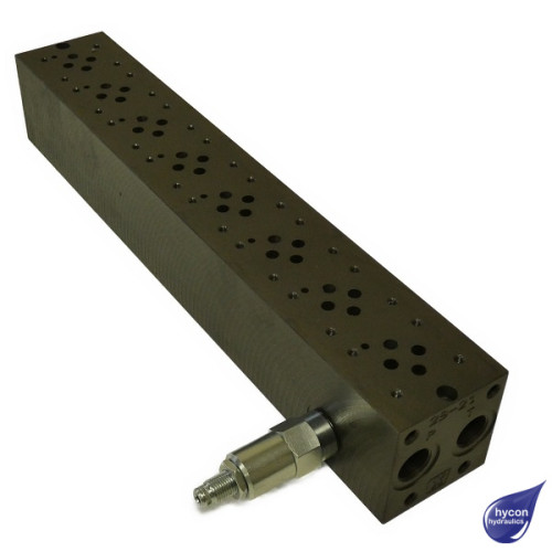 PICTURE OF MECABOR CETOP 3 MANIFOLD WITH RELIEF VALVE