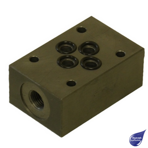 PICTURE OF MECABOR CETOP TEST POINT PLATE