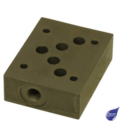 PICTURE OF MECABOR CETOP TEST POINT PLATE