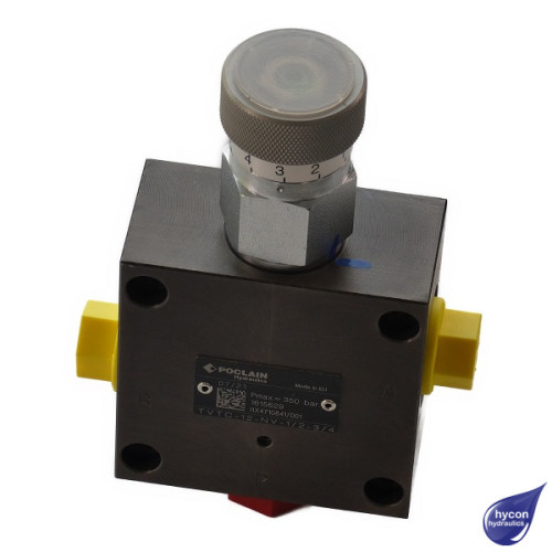 PRIORITY ADJUSTABLE FLOW DIVIDER 1-25 L/MIN 1/2" & 3/4" REVERSE CHECK FLOW