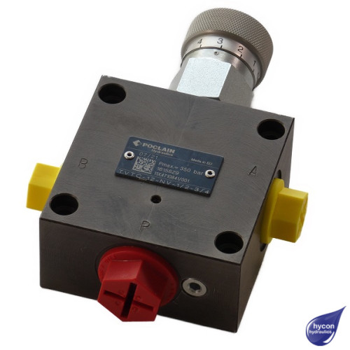 PICTURE OF HYDRAULIC POCLAIN FLOW CONTROL