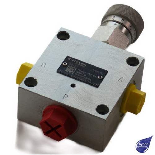 PICTURE OF HYDRAULIC POCLAIN FLOW CONTROL