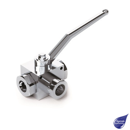 PICTURE OF HYDRAULIC 3 WAY BALL VALVE