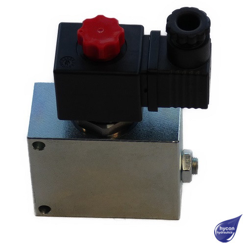 PICTURE OF NORMALLY OPEN POPPET VALVE SOLENOID OPERATED