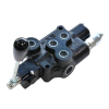 BLB BM70 Rotary Control Lever Valve with Black Dacromet Finish for Corrosion Protection 1/2" & 3/4" BSP Ports 65 LPM 300 Bar