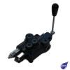 BM70 Rotary Control Lever Valve w/ black Dacromet finish for corrosion protection 1/2" & 3/4" BSP Ports 65LPM 300Bar