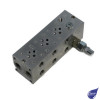 CETOP 3 Subplate 3 Station Aluminium Side Ports 3/8" BSP A&B / 1/2" BSP P&T Ports