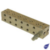 CETOP 3 Subplate 6 Station Aluminium Side Ports  3/8" BSP A&B / 1/2" BSP P&T Ports