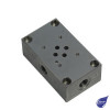 CETOP 3 SINGLE ALUMINIUM SUBPLATE 3/8" BSP SIDE PORTS ONE ON EACH FACE