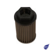 Oil Suction Strainer 125 Micron 1 1/4" BSP 75LPM 86mm Dia 165mm Long Plastic Ends