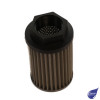 Oil Suction Strainer 125 Micron 1 1/2" BSP 100LPM 86mm Dia 165mm Long Plastic Ends
