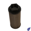 Oil  Suction Strainer 125 Micron 1 1/2" BSP 130LPM 86mm Dia 225mm Long Plastic Ends