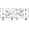 Atos NG6 Crossline Pressure Relief Valve A to B/B to A Direct Acting 3-100 Bar