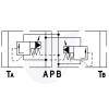 Atos NG10 Crossline Pressure Relief A to B/B to A Pilot Operated 10-210 Bar