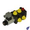 6 Port Solenoid Operated Diverter 1/2" BSP 50Lpm 24DC 250 Bar (350 Bar with Drain)