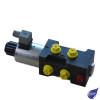 6 Port Solenoid Operated Diverter 1/2" BSP 90Lpm 24DC 250 Bar (350 Bar with Drain)