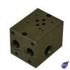 CETOP 3 SUBPLATE 1 STATION SIDE PORTS 3/8" BSP A&B / 1/2" BSP P&T PORTS RELIEF VALVE CAVITY