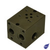 CETOP 3 Subplate 1 Station Side Ports 3/8" BSP A&B / 1/2" BSP P&T Ports Relief Valve Cavity