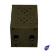 CETOP 3 SUBPLATE 2 STATION SIDE PORTS 3/8" BSP A&B / 1/2" BSP P&T PORTS