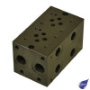 CETOP 3 Subplate 2 Station Side Ports 3/8" BSP A&B / 1/2" BSP P&T Ports Relief Valve Cavity