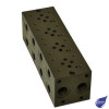 CETOP 3 Subplate 4 Station Side Ports 3/8" BSP A&B / 1/2" BSP P&T Ports Relief Valve Cavity