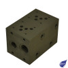 CETOP 5 Subplate Side Ports 2 Station with Pressure Test Points on A&B Ports