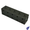 CETOP 5 Subplate Side Ports 5 Section 1/2" BSP A&B / 3/4" BSP P/1" T Ports