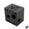 CETOP 5 Subplate Side Ports 1 Section P Port Relief Valve Cavity 1/2" BSP A&B / 3/4" BSP P/1" T