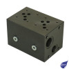 CETOP 5 Subplate 2 Section 1/2" BSP A&B Rear Ports / 3/4" BSP P/1" T Side Ports