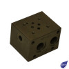 CETOP 3 SUBPLATE 1 SECTION 3/8" BSP A&B REAR PORTS / 1/2" BSP P&T PORTS C/W A&B PORT TEST POINTS