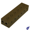 CETOP 3 Subplate 6 Section 3/8" BSP A&B Rear Ports / 1/2" BSP P&T Ports C/W A&B Port Test Points