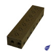 CETOP 3 SUBPLATE 7 SECTION 3/8" BSP A&B REAR PORTS / 1/2" BSP P&T PORTS C/W A&B PORT TEST POINTS